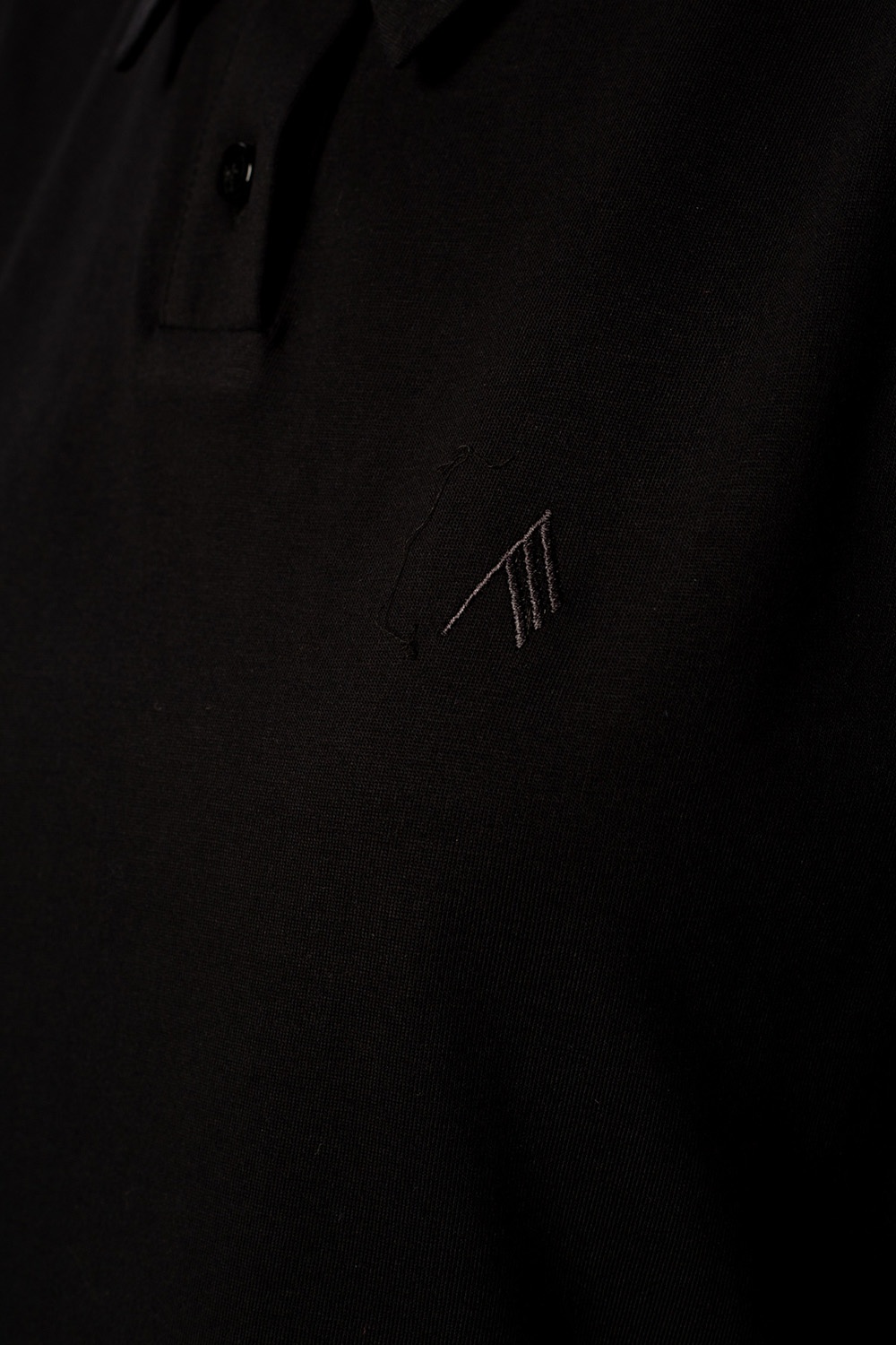 The Attico polo Manches shirt with padded shoulders